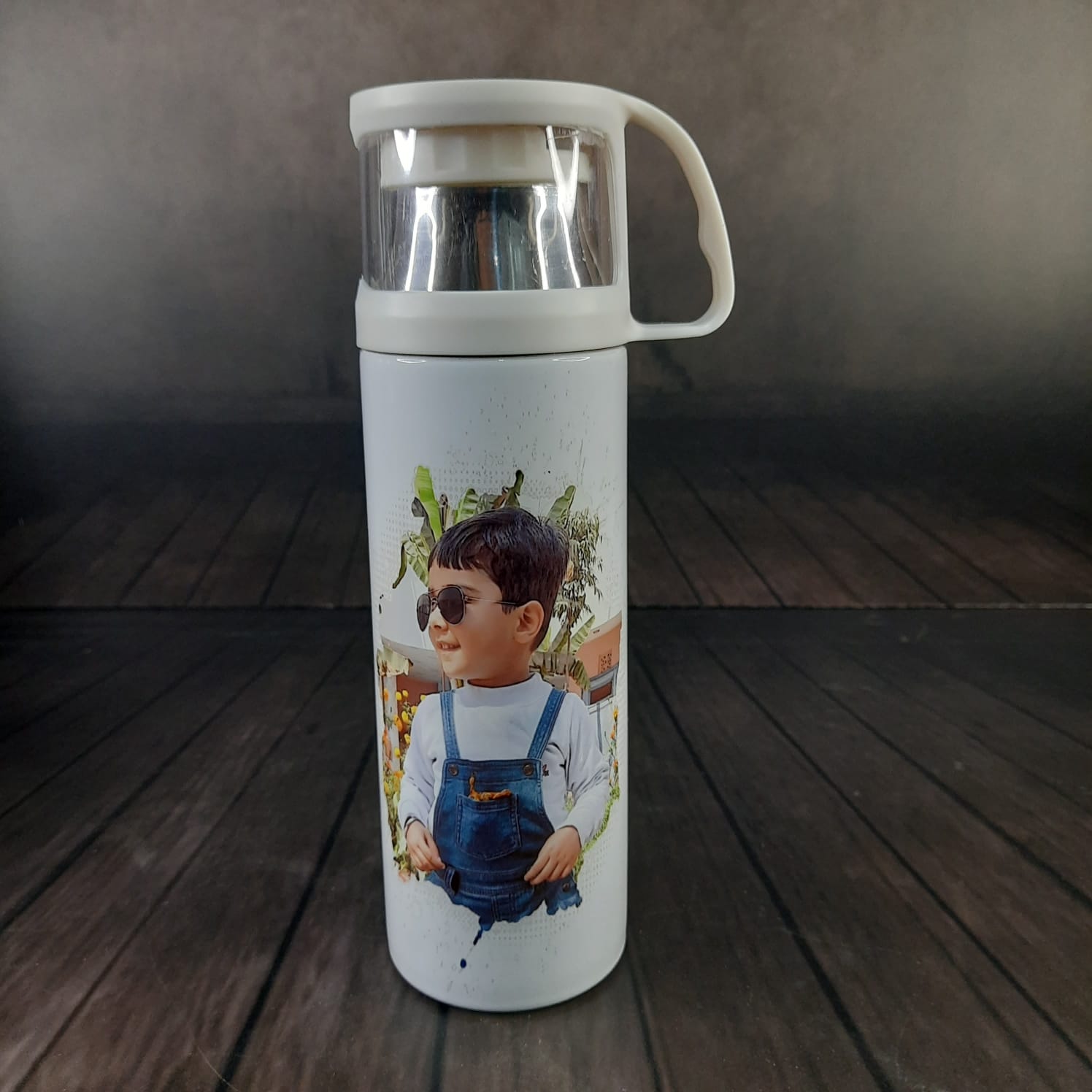 PHOTO BOTTLE FLASK 32021 WITH CUP
