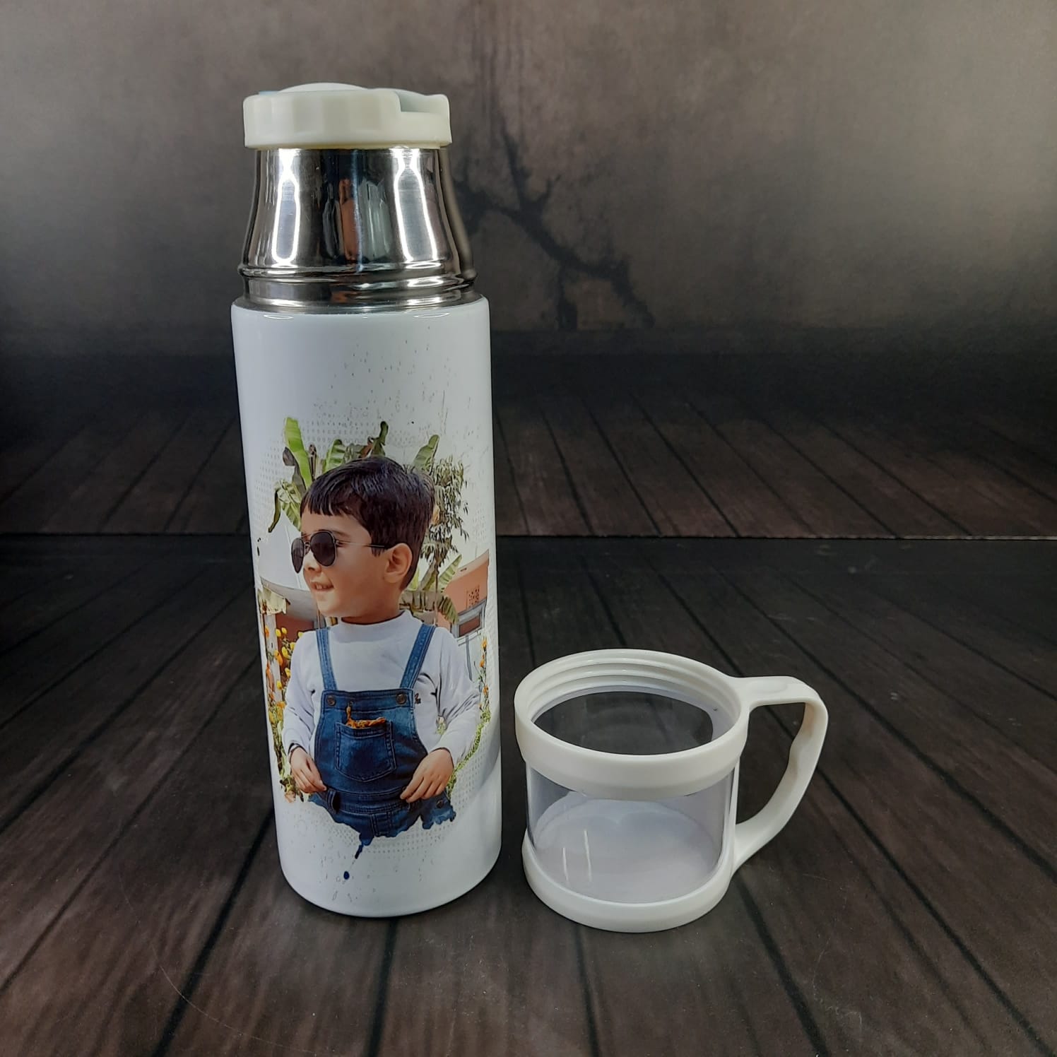 PHOTO BOTTLE FLASK 32021 WITH CUP - Image 3