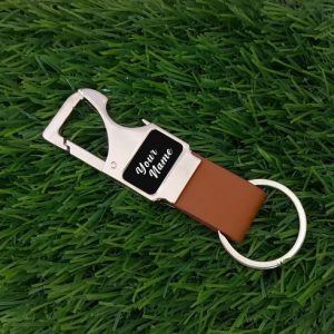 519 KEYRING HOOK BROWN