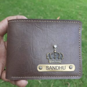 1443 GENTS ZIP WALLET BROWN