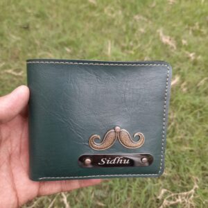 1443 GENTS ZIP WALLET OLIVE GREEN