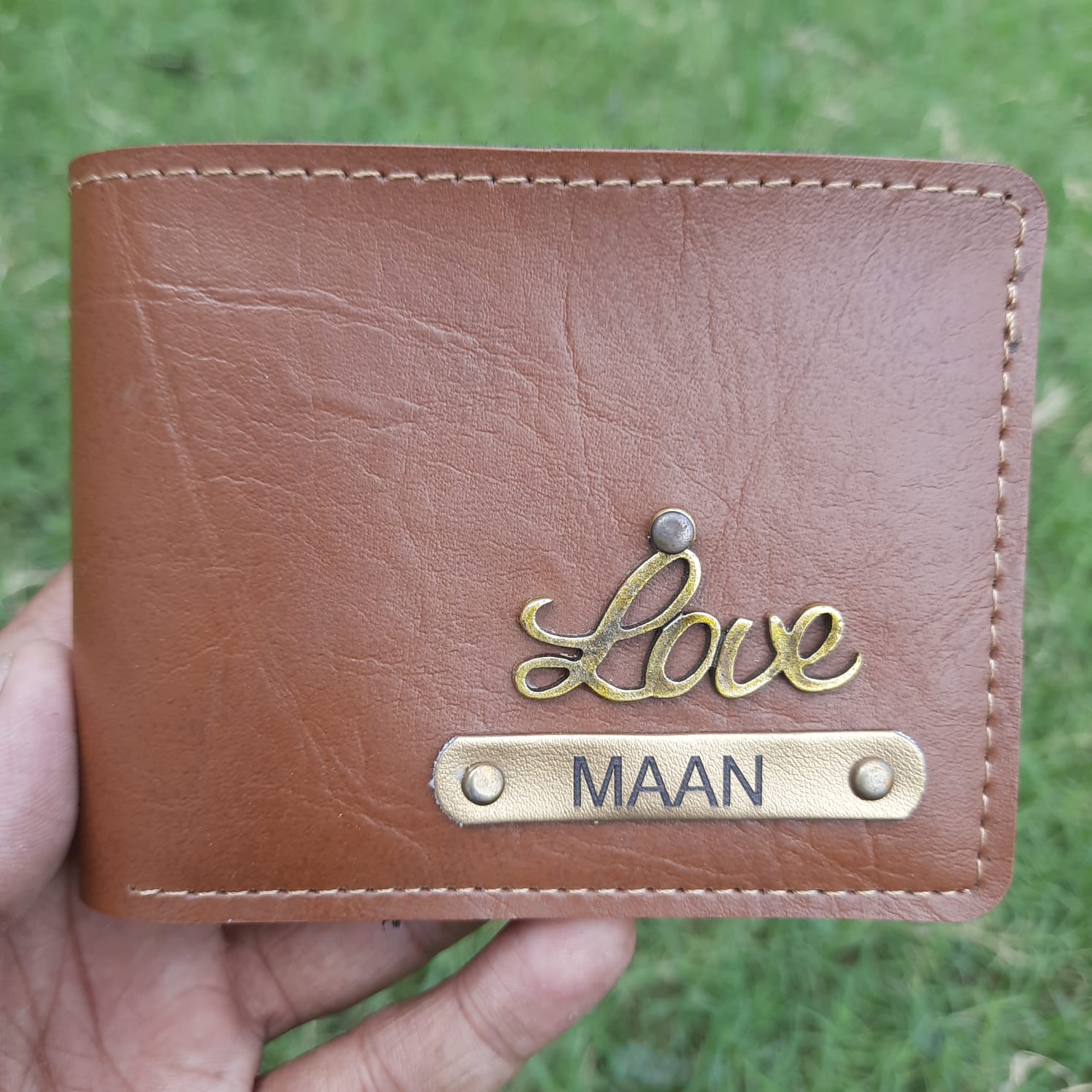 1443 GENTS ZIP WALLET TAN