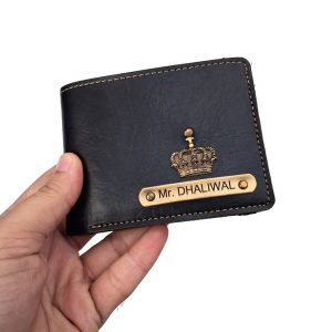 1443 GENTS ZIP WALLET BLACK