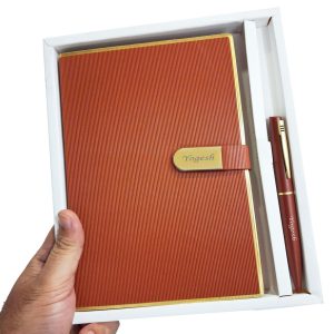 949 DIARY SET GOLDEN BROWN