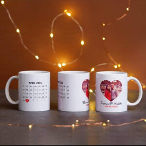 MUG WHITE CALENDAR