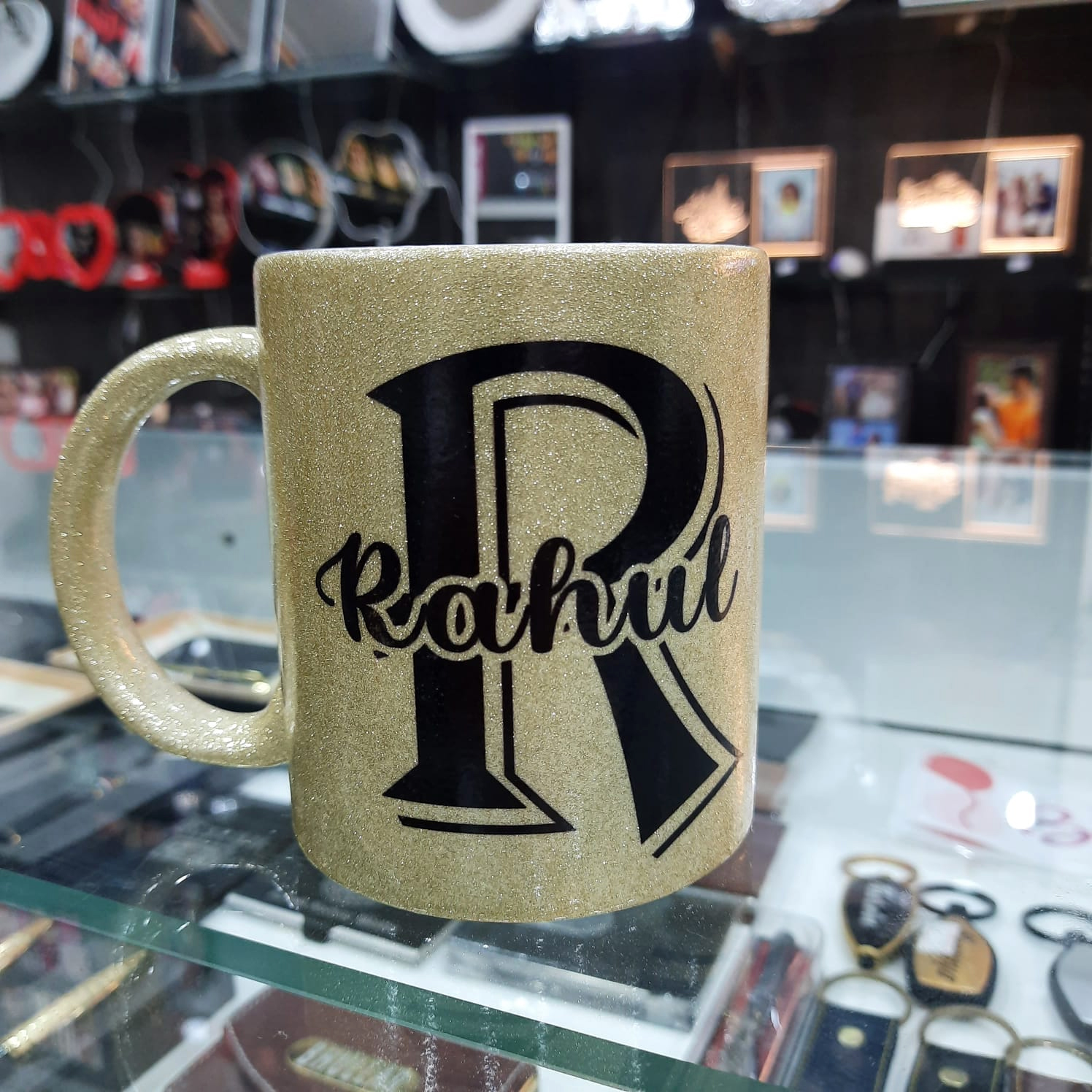 MUG GLITTER GOLDEN