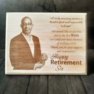 WOODEN PLAQUE 7X9