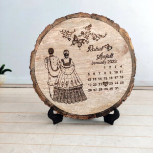 WOODEN PLAQUE 8X8 ROUND
