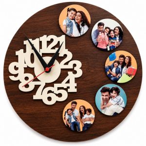 WOODEN CLOCK 12 INCH