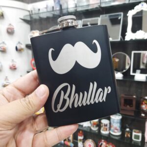 2604 HIP FLASK 8oz BLACK