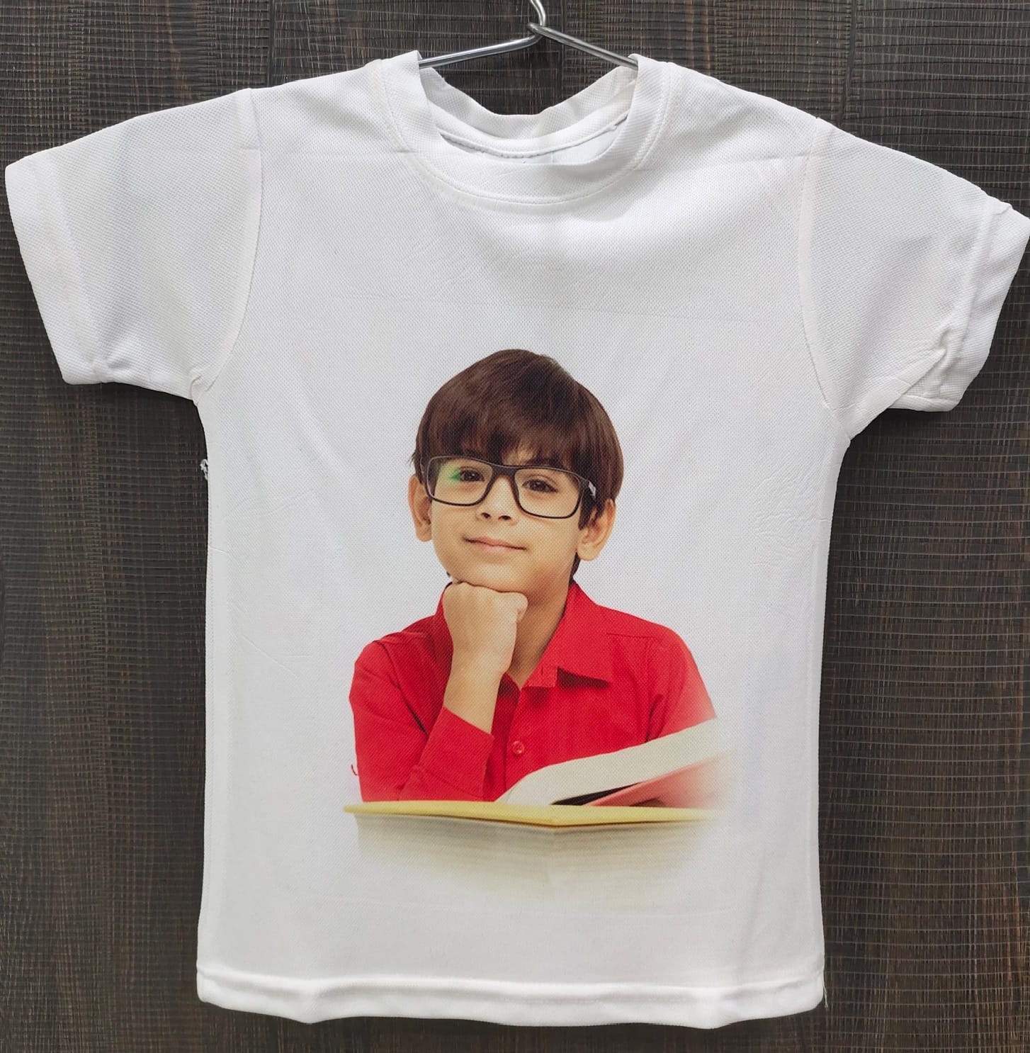 TSHIRT WHITE ROUND NECK MATTE