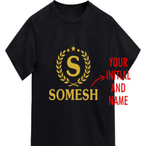 TSHIRT BLACK ROUND NECK COTTON
