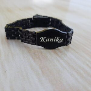 2424 METAL BRACELET BLACK