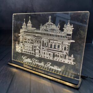 LED FRAME GOLDEN TEMPLE