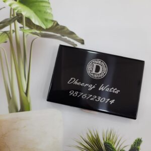 CARD HOLDER FLAP BLACK