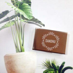 CARD HOLDER FLAP GOLDEN
