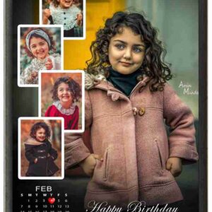 WALL COLLAGE CALENDAR 8X12 (5 PICS)
