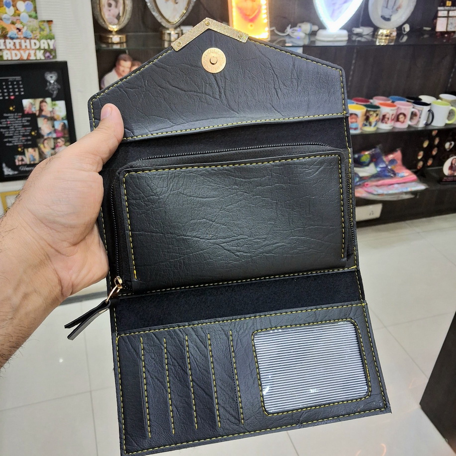 1454 LADIES PURSE BLACK - Image 2