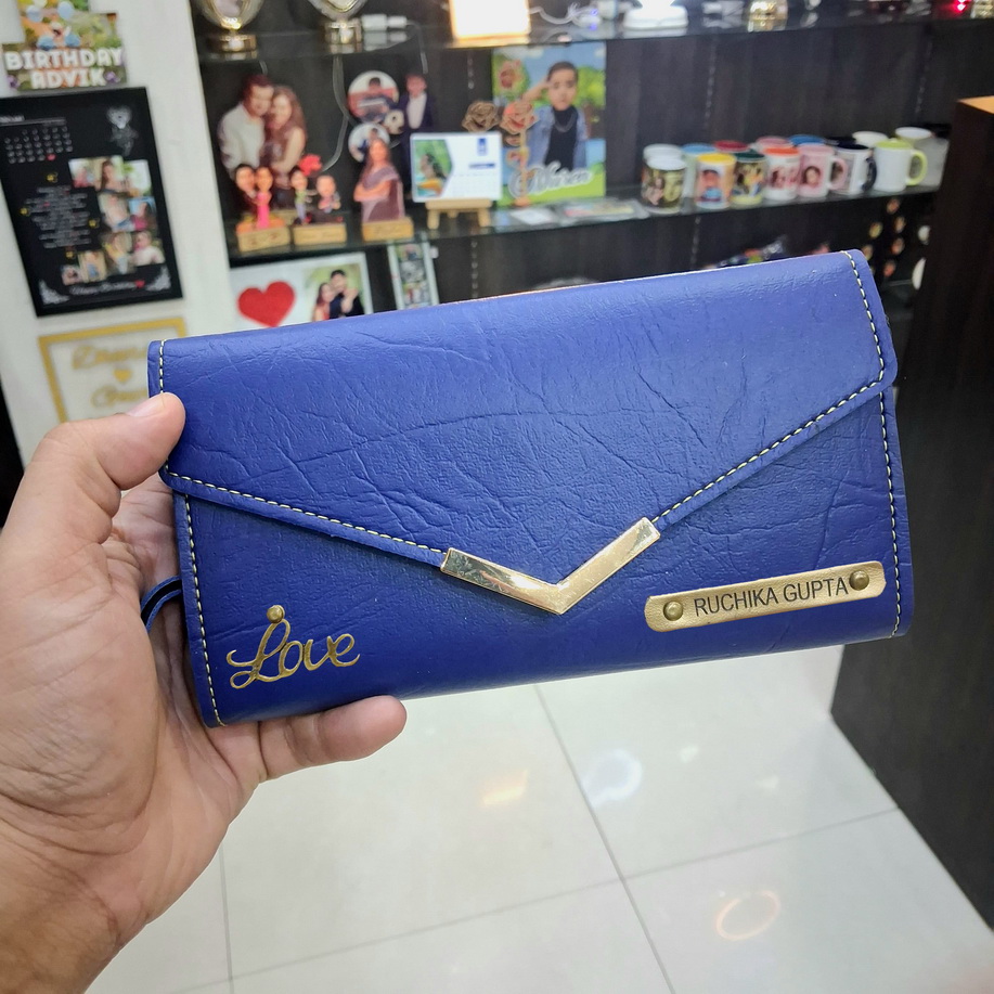 1454 LADIES PURSE BLUE