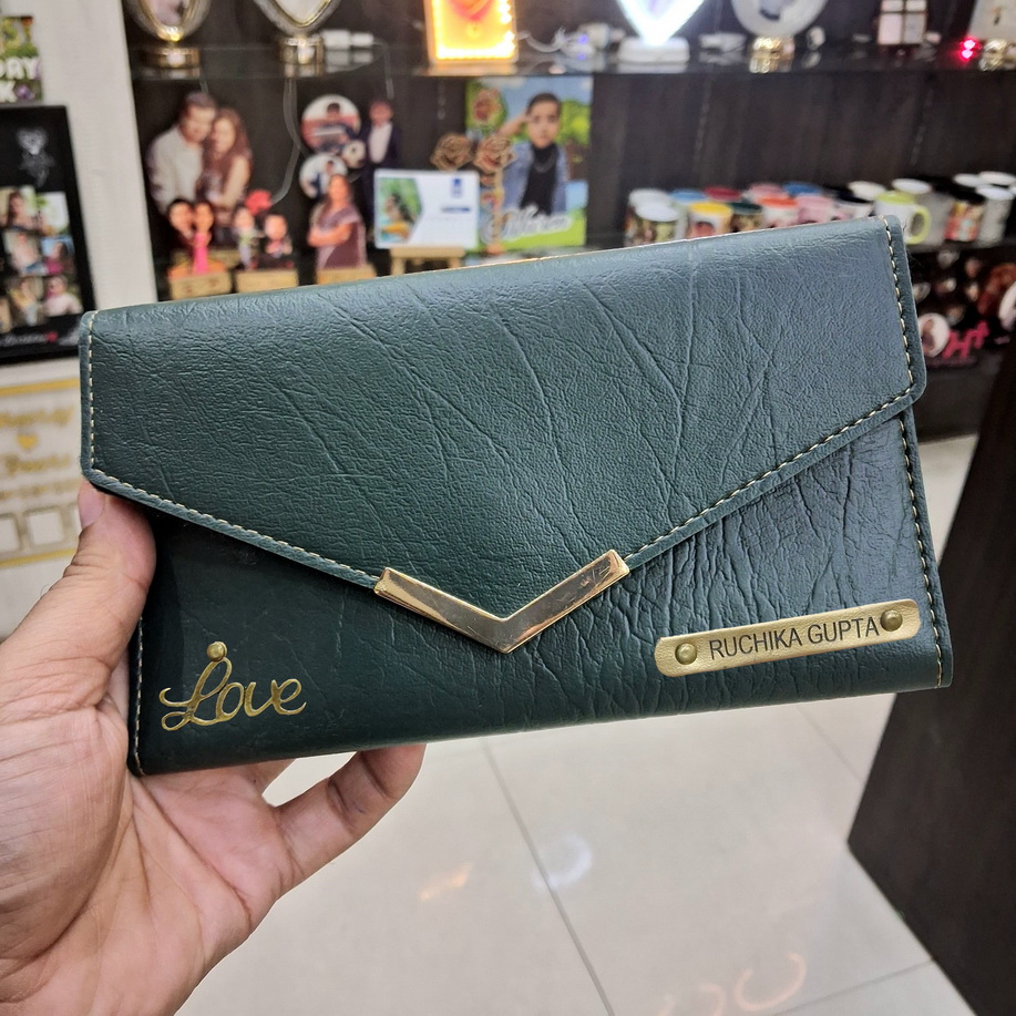 1454 LADIES PURSE GREEN