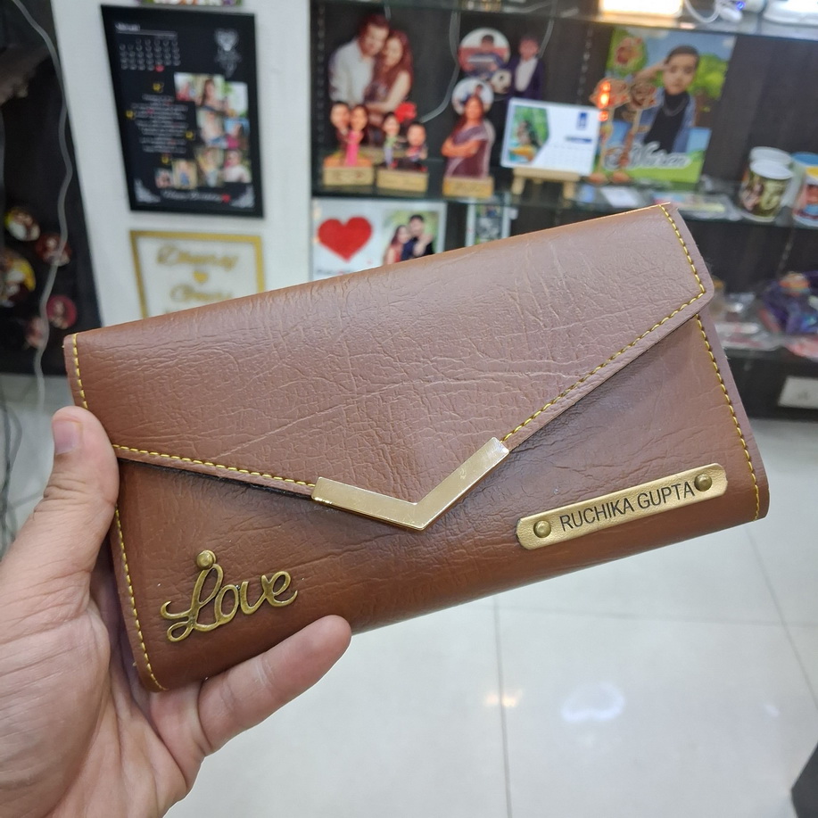 1454 LADIES PURSE TAN