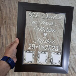 COUPLE THUMB IMPRESSION FRAME DESIGN 3