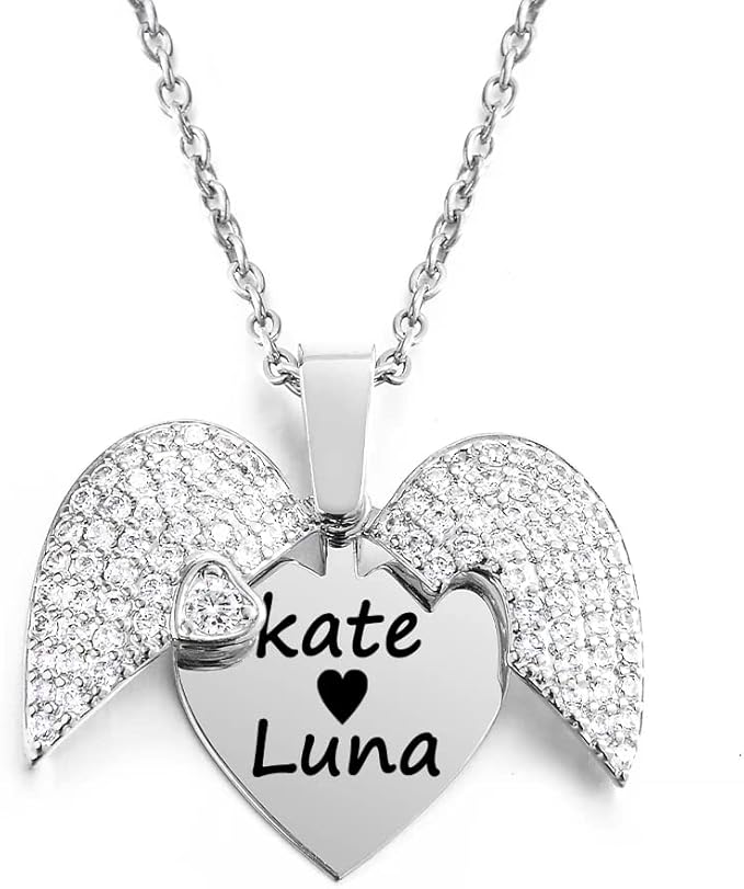 2426 NAME PENDANT HEART SILVER