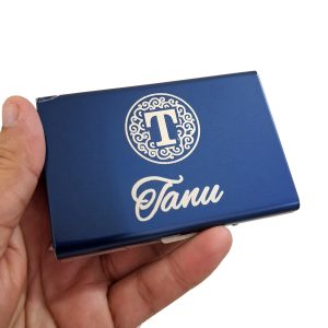 CARD HOLDER FLAP BLUE