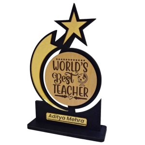 STAR NAME TROPHY FOR TEACHER