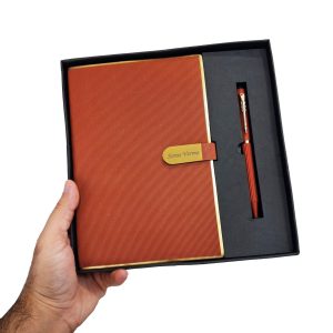 905 DIARY SET 2 IN 1 BROWN