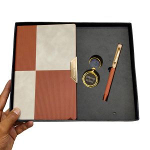 948 DIARY SET 3 IN 1 BROWN