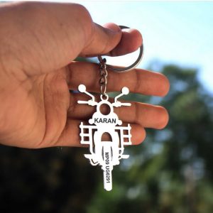 METAL KEYRING BIKE SHAPE