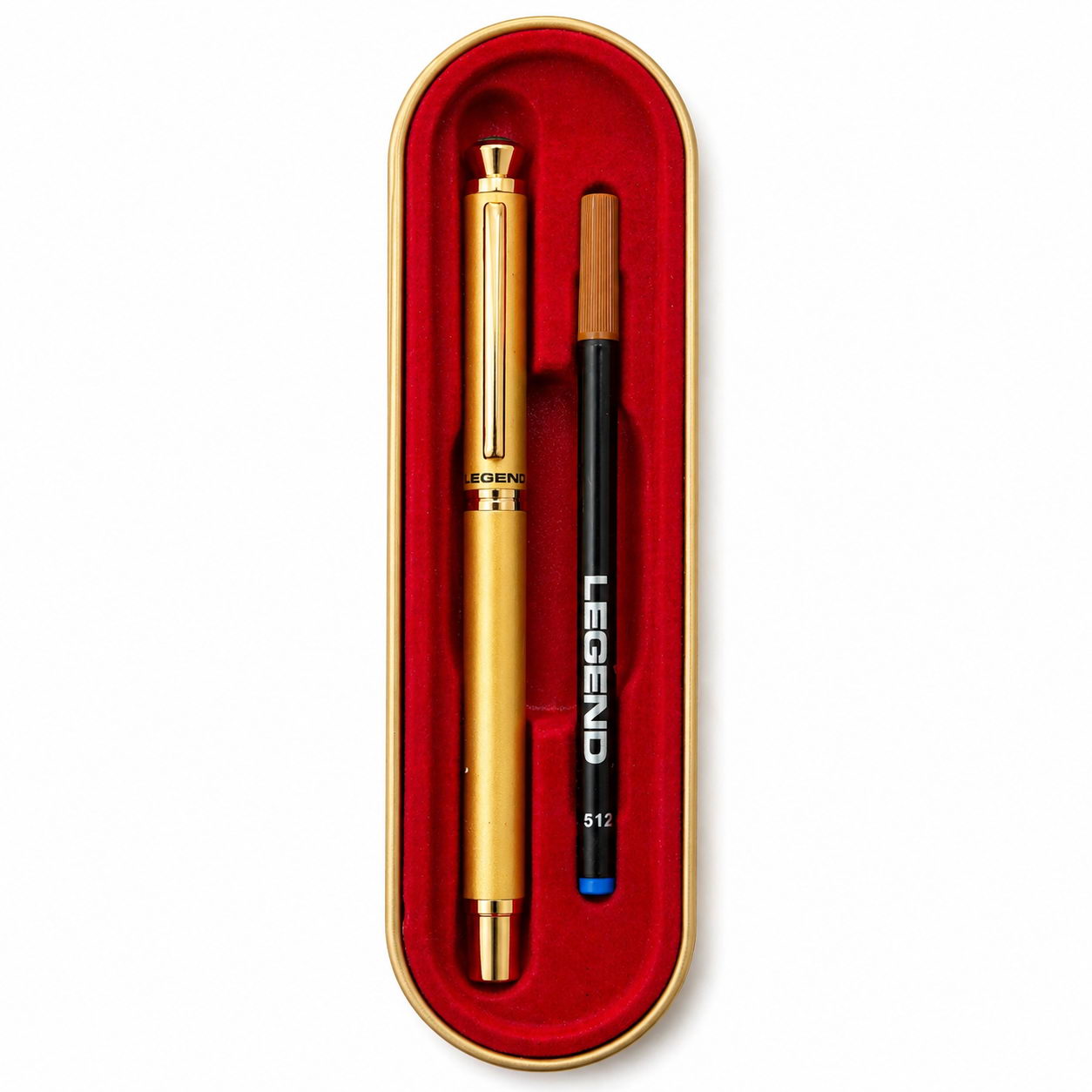 LEGEND CRYSTAL GOLDEN ROLLER PEN - Image 2