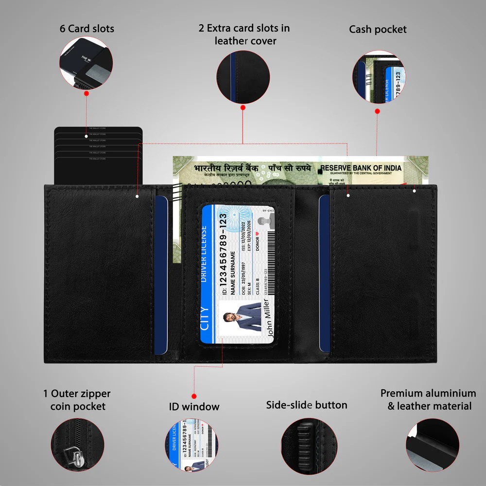 DEFENDER CARD HOLDER BLACK - Image 4