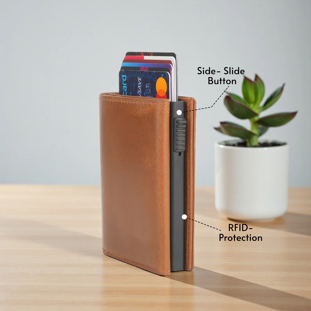 DEFENDER CARD HOLDER TAN - Image 2