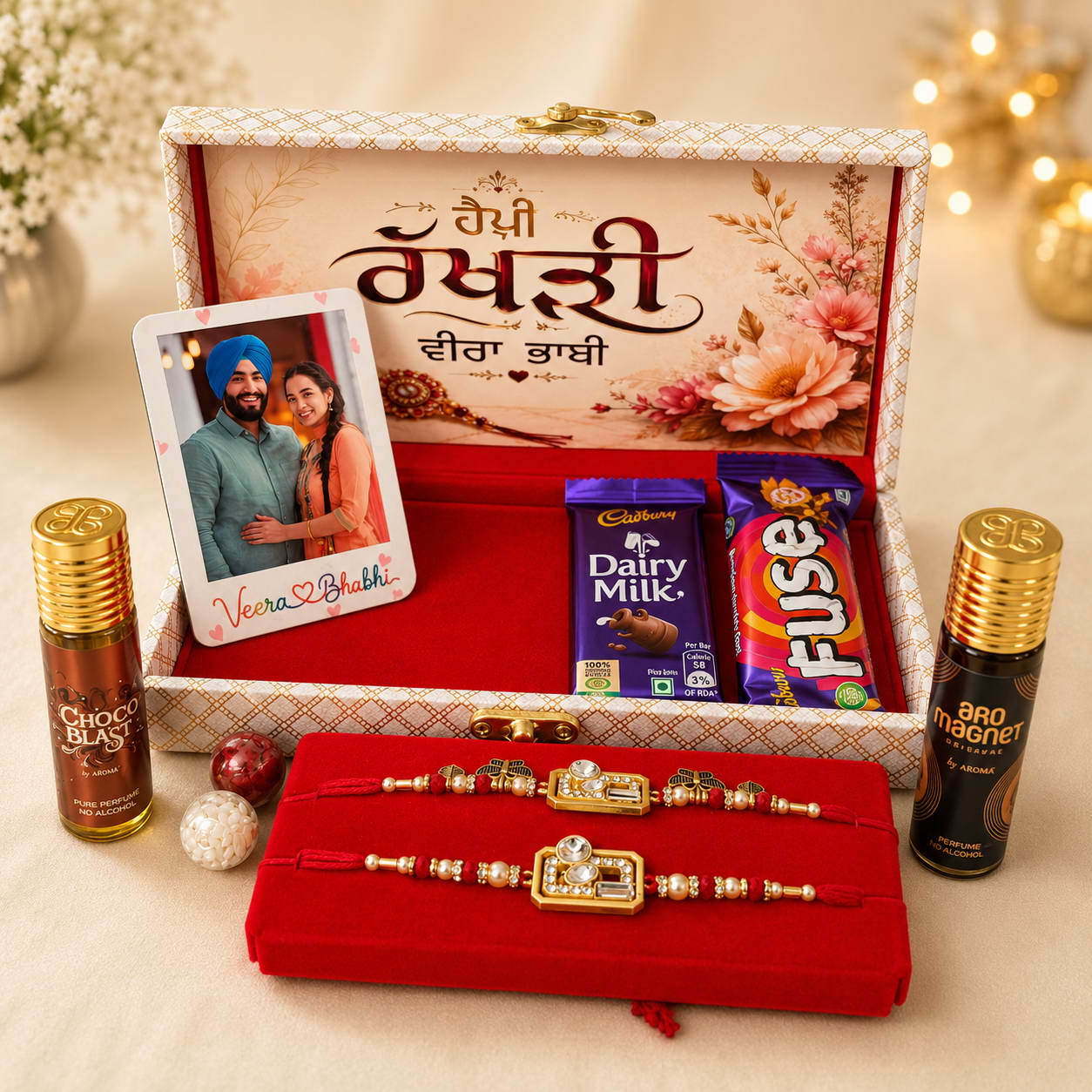 RAKHI HAMPER DESIGN 1 ( BHAIYA BHABHI ) - Image 5